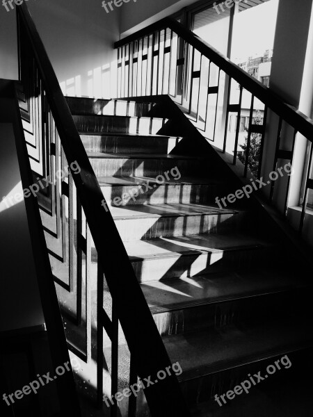 Light And Shadow Light And Shade Stairs Free Photos