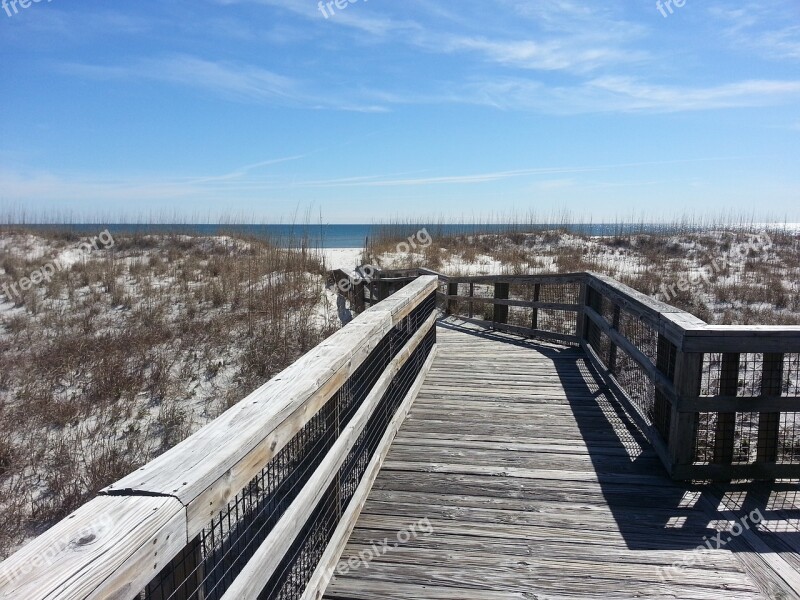 Boardwalk Dunes Beach Coastal Destination