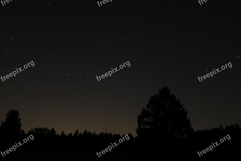 Star Night Sky Starry Sky Long Exposure