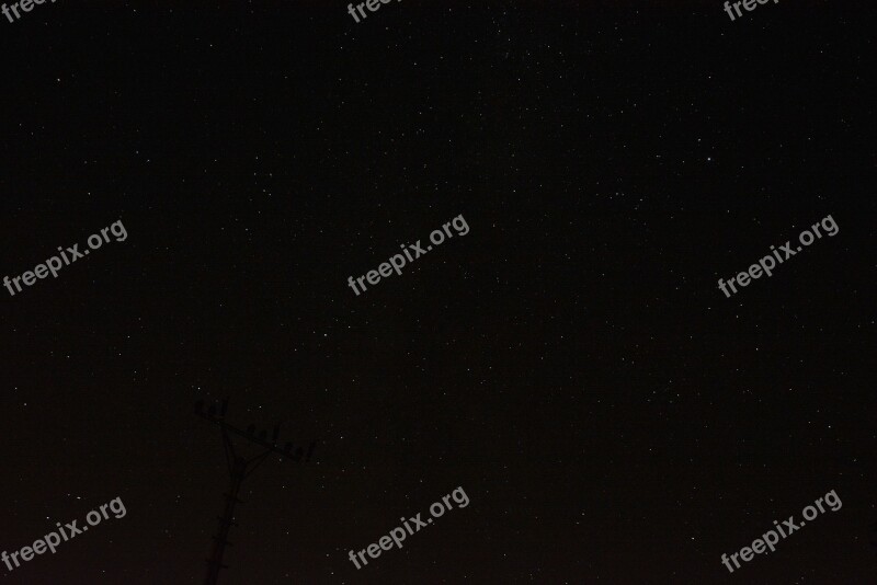 Night Sky Dark Stars Free Photos