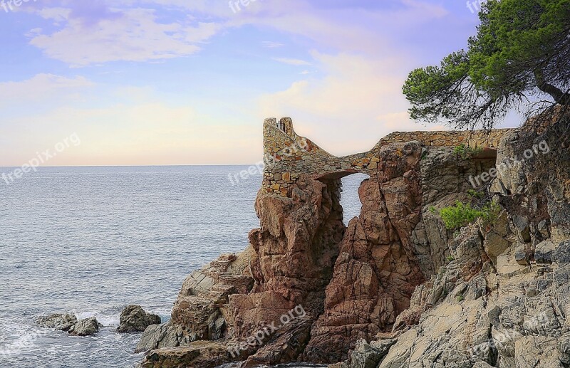 View Sea Rock Side France