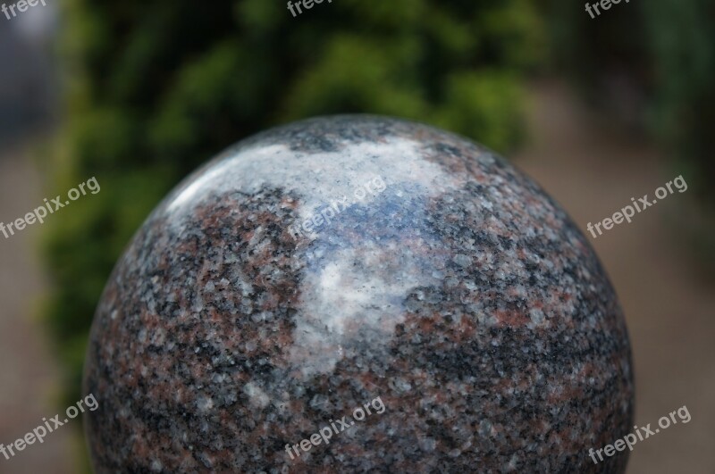 Ball Stone Granite Polished Shiny