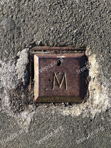 Letter Concrete Alphabet Stone Industrial