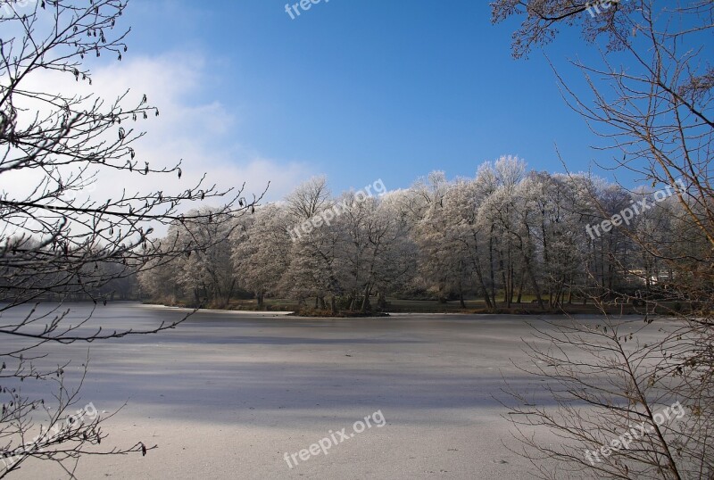 Pond Lake Nature Landscape Water