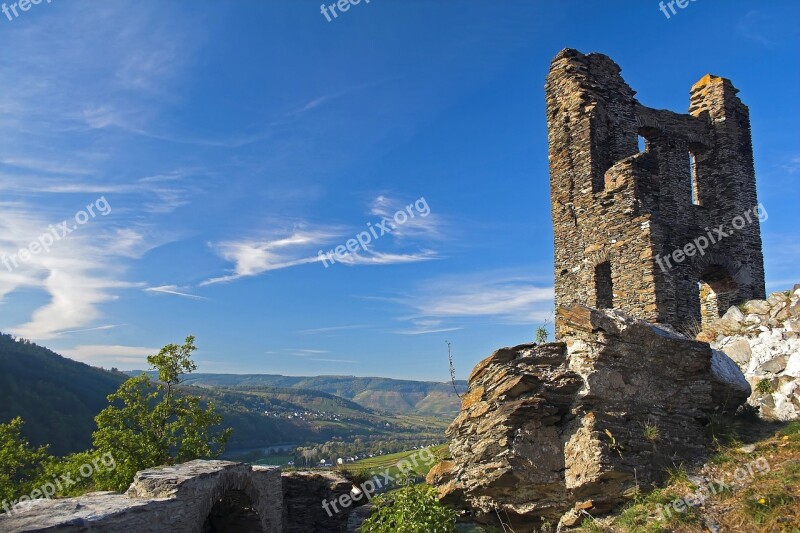 Traben-trabach Mosel Grevenburg Sachsen Historically