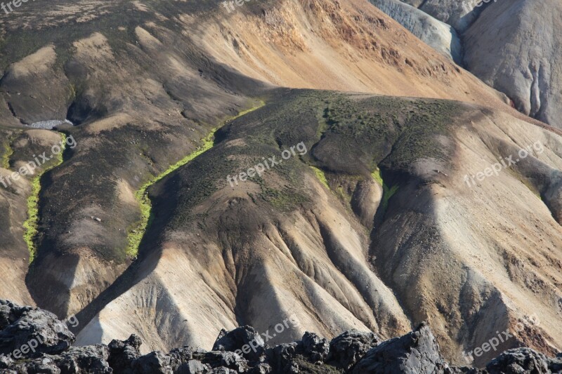 Icelandic Landscape Desert Free Photos