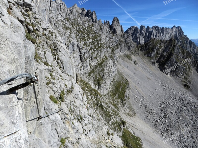 Mountains Rock Climbing Rubble Field Free Photos