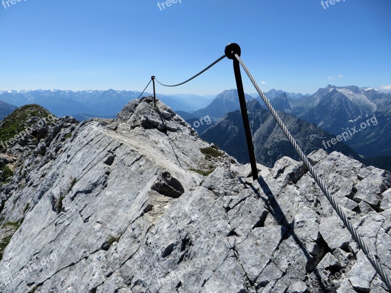 Mountains Rock Höhenweg Landscape Ridge