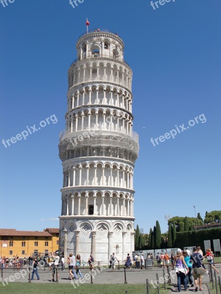 Pisa Italy Leaning Tower Tuscany Tower