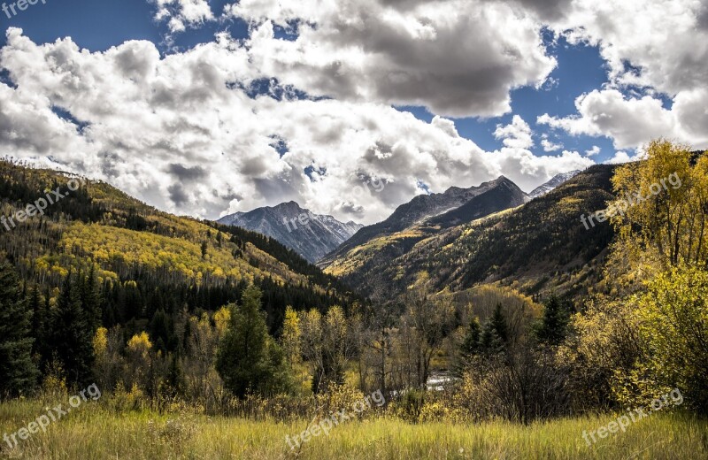 Colorado Fall Leaves Mountain Fall Autumn