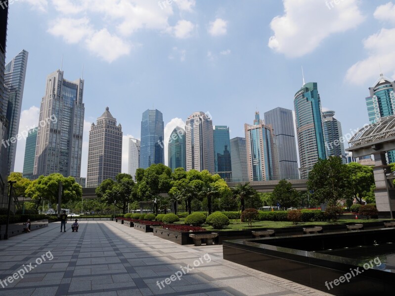 Shanghai Pudong Tower Skyscraper China