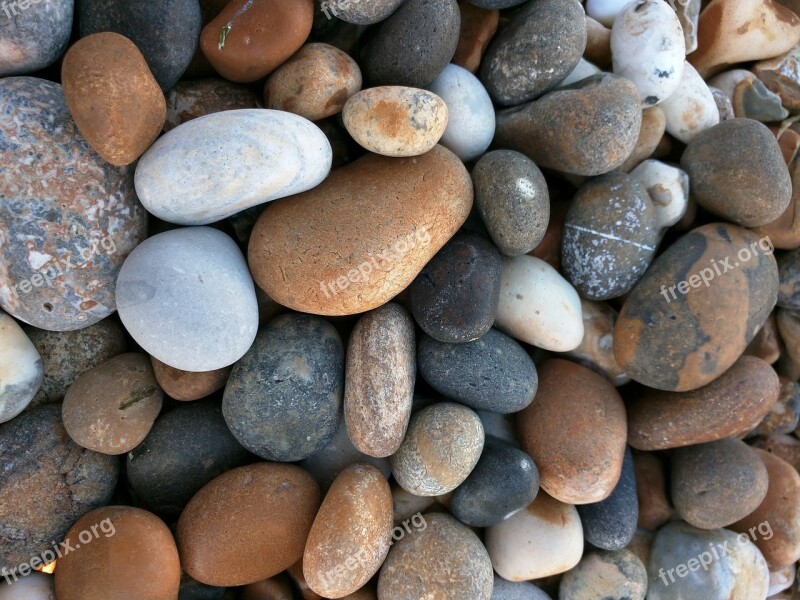 Pebbles Sea Beach Stones Small Shore