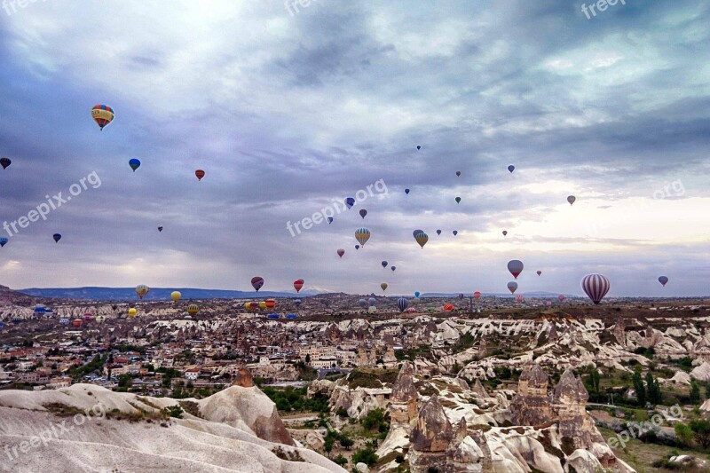 Cappadocia Turkey Hot Air Balloon Turk Air