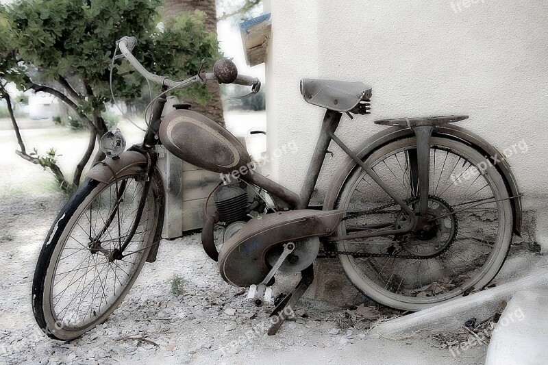 Bike Old Two Wheels Pedals Bicycle