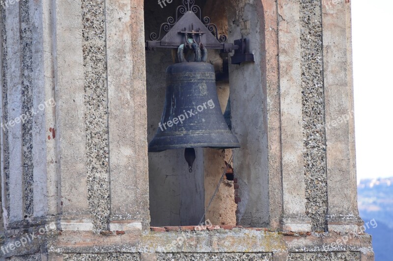 Bell Tower Bell Italy Steeple Historically