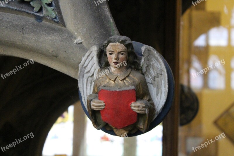 Middle Ages Medieval Church Cathedral Angel