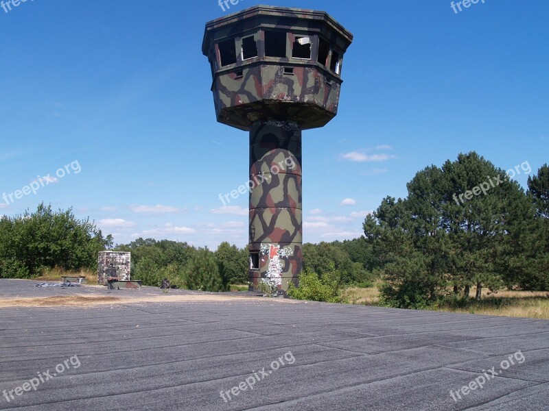 Bundeswehr Lost Places Tower Camouflage Old