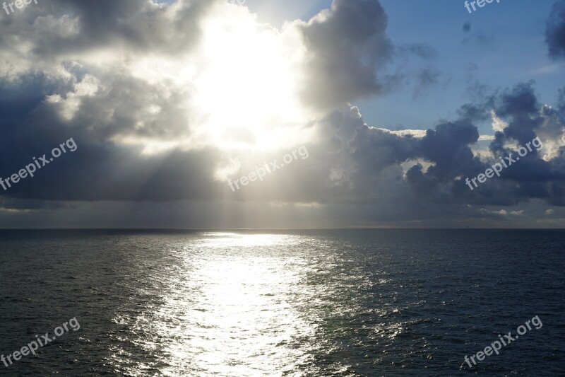 Atlantic Ocean Water Sky Nature