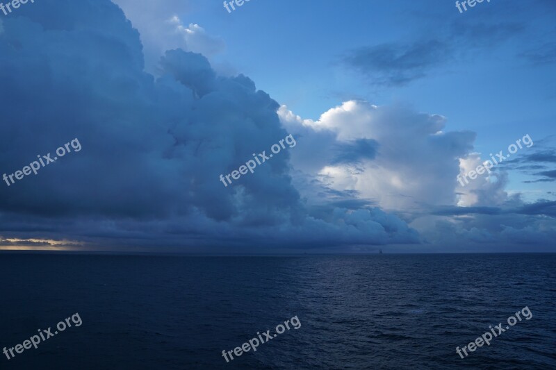 Atlantic Ocean Water Sky Nature