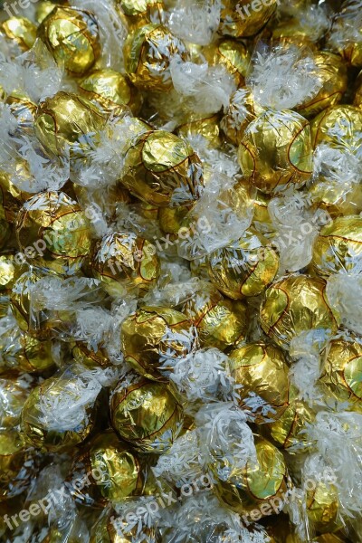 Sweets Chocolate Candy Balls Wrapped