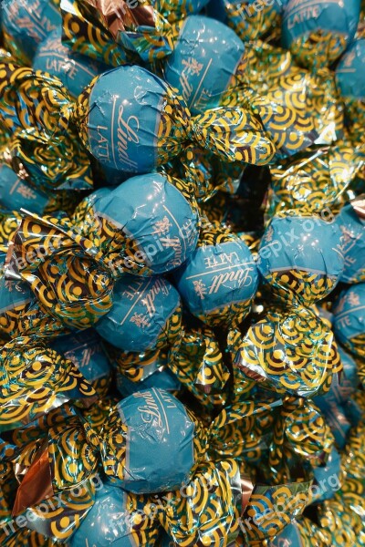 Sweets Chocolate Candy Balls Wrapped