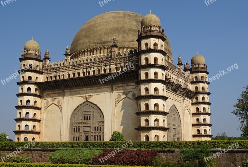 Gol Gumbaz Mausoleum Monument Mohammed Adil Shah Bijapur