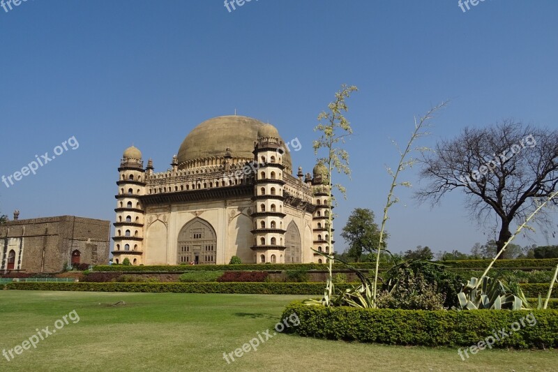 Gol Gumbaz Mausoleum Monument Mohammed Adil Shah Bijapur