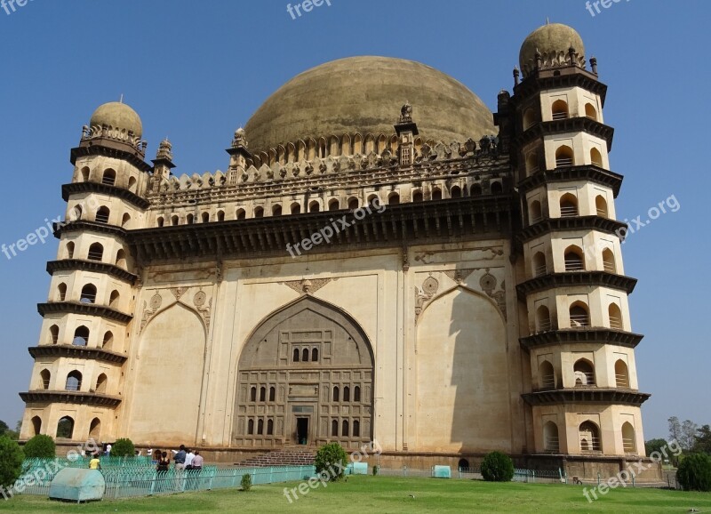 Gol Gumbaz Mausoleum Monument Mohammed Adil Shah Bijapur