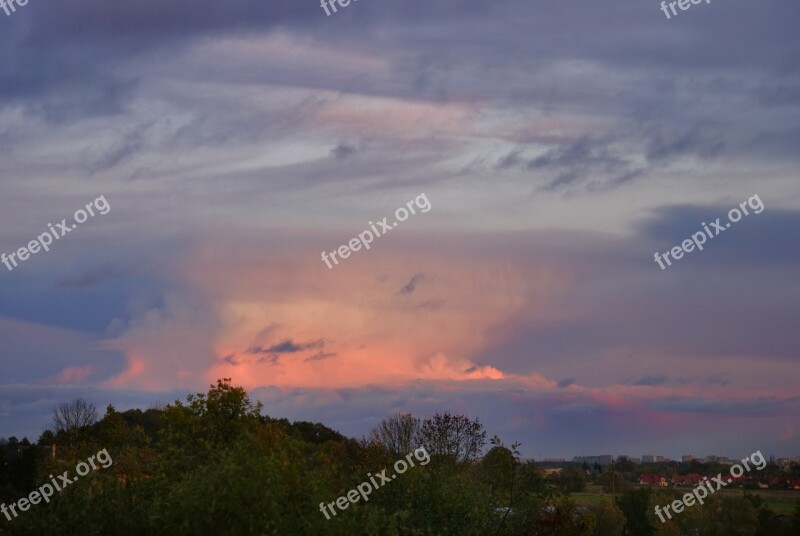 Clouds Sky Cumulonimbus Cumulonimbus Capillatus Incus