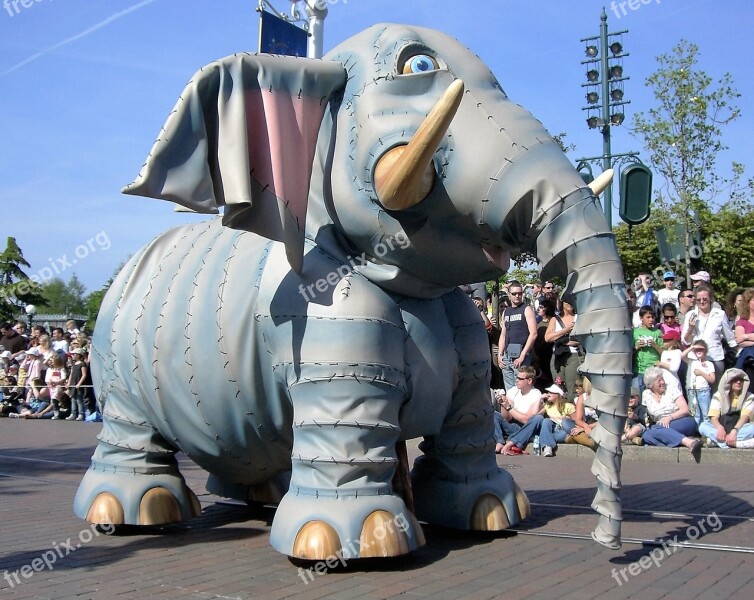 Animal Elephant Trunk Disney Paris