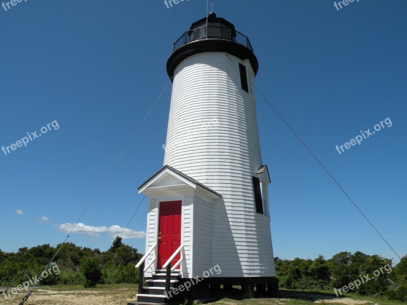 Lighthouse Cape Cod Marthas Vineyard Massachusetts Free Photos