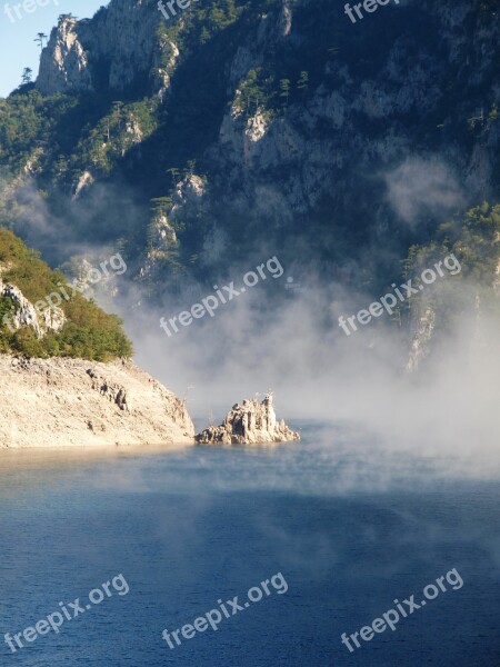 Water Travel Mountains Sky River