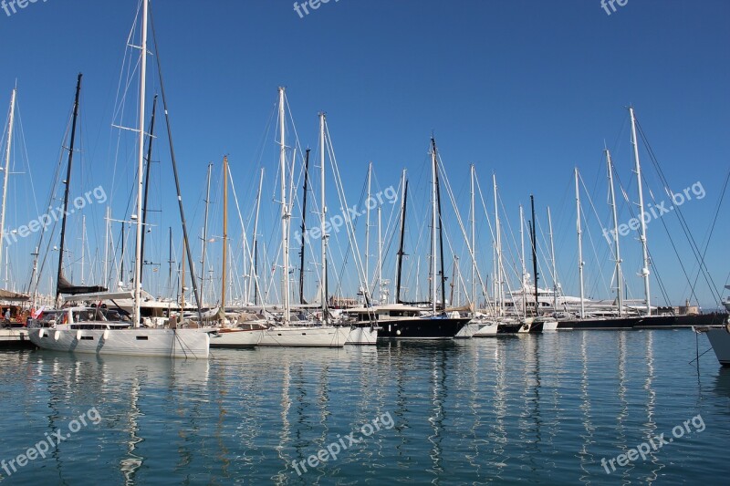 Palma De Mallorca Promenade Boats Free Photos