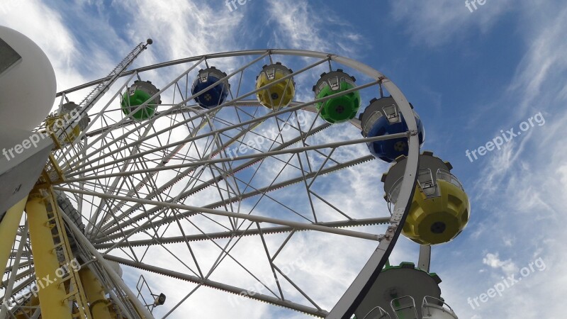 Ferris Wheel A Surname Sky Hong Kong Sunny Days