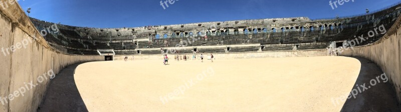 Arena Nimes Architecture Novel Amphitheatre