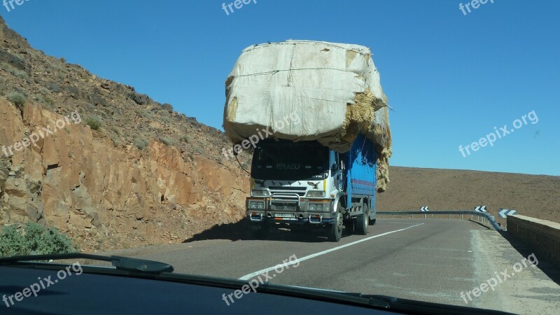 Truck Loading Vehicle Morocco Transport