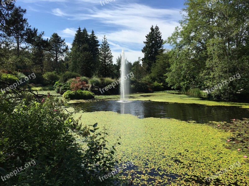 Vancouver Canada British Columbia Park Fountain