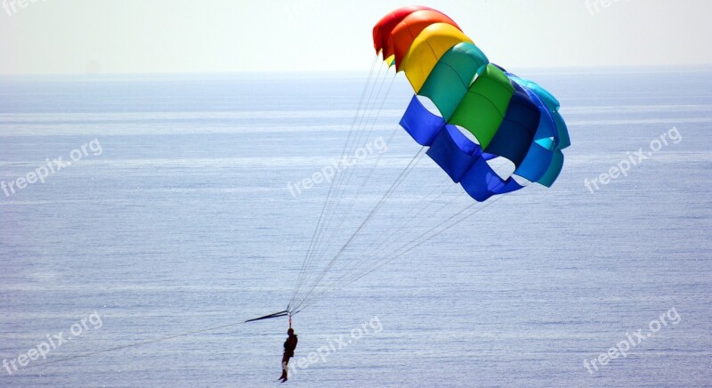 Parachute Sea Sky Costa Nerja