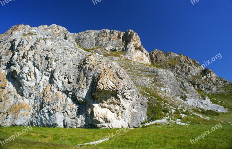 Mountain Rock Nature Summer Beauty