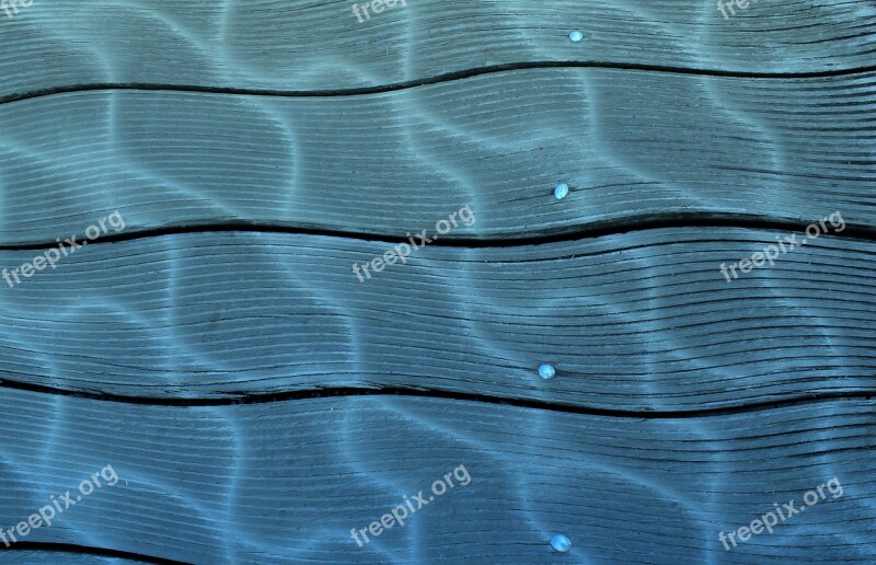 Background Wood Blue Water Effect