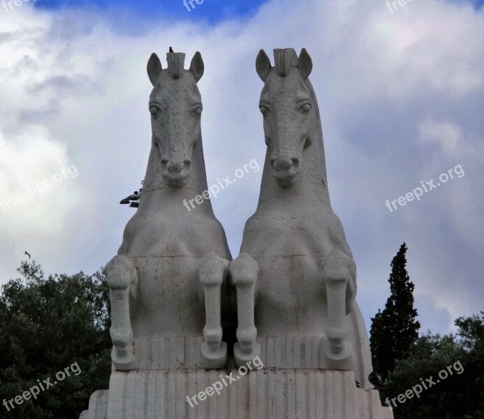 Work Of Art Horses Twin Chess Piece Need