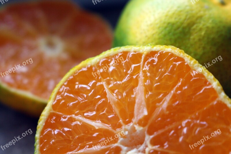 Green Tangerine Citrus Fruit Tangerines Eat Fruit