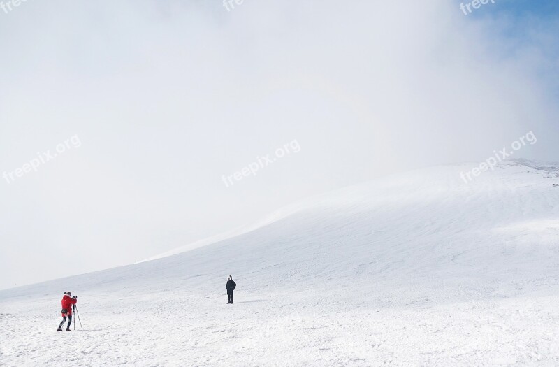 Halla Jeju Island Snow Winter Landscape