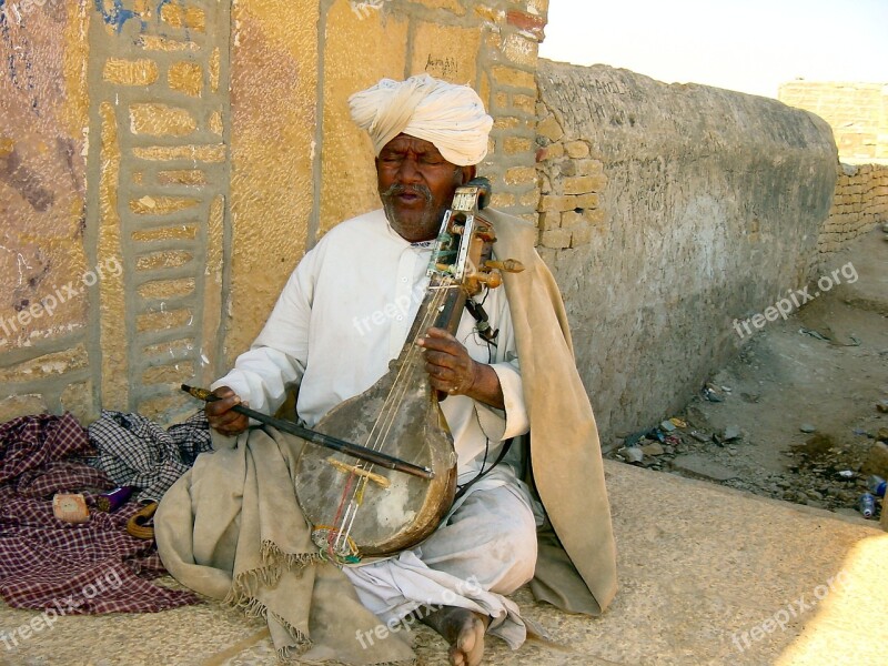 India Busker Music Street Artist Free Photos