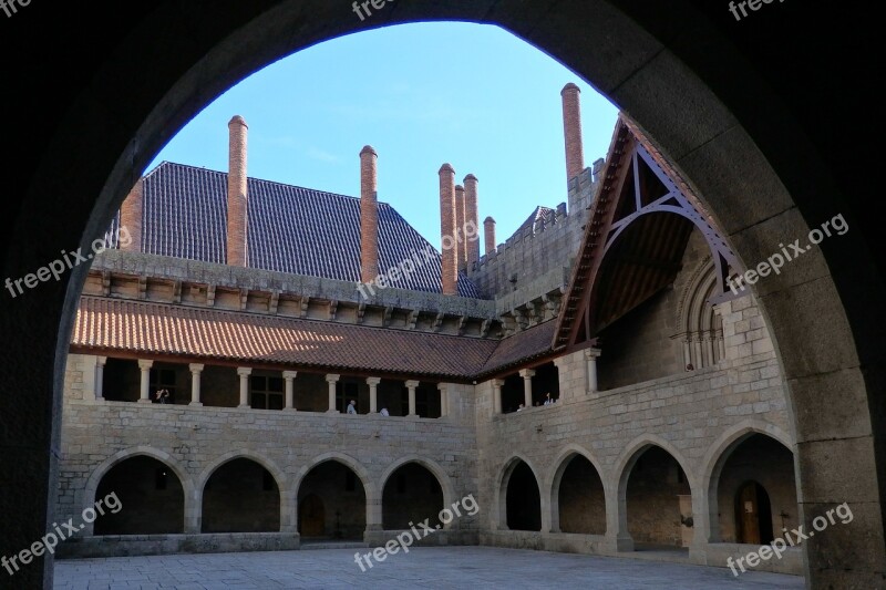 Portugal Guimarães Ducal Palace Palace Historically