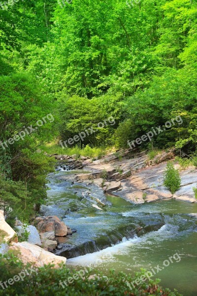 Creek Georgia Toccoa Free Photos