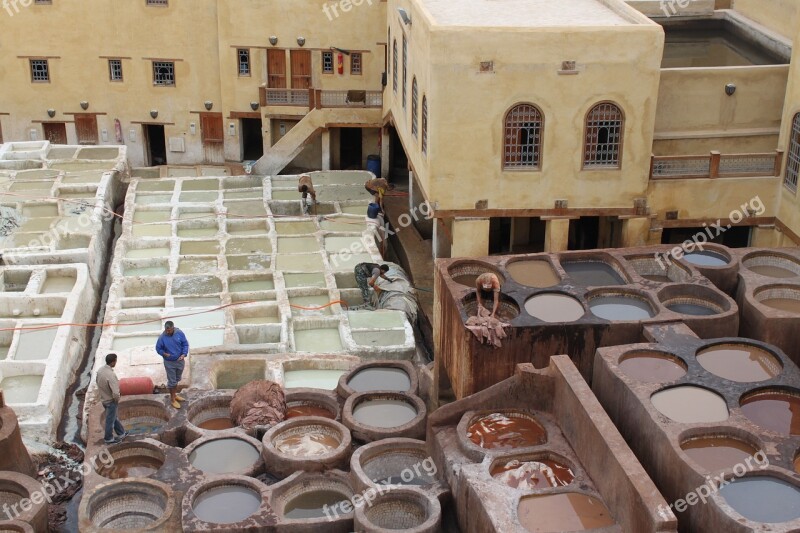 Tannery Morocco Skins Free Photos