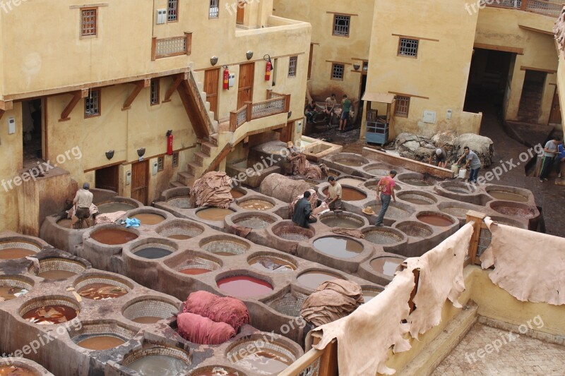 Tannery Morocco Skins Free Photos