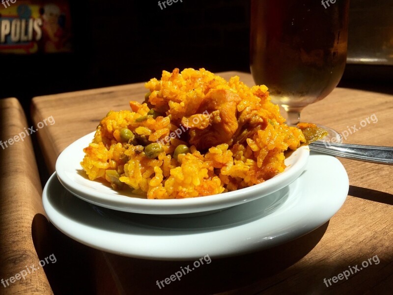 Paella Spain Spanish Rice Food