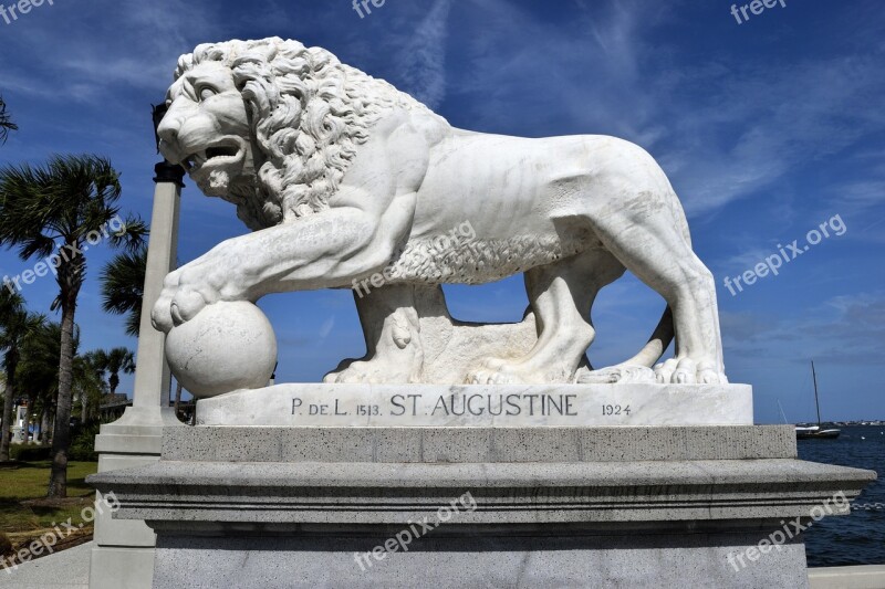 Bridge Of Lions Historic St Augustine Florida Landmark